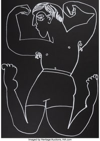 42092: Alex Foxton (20th Century) Boy, 2019 Screenprint