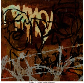 42010: AVone (b. 1979) Untitled, 2011 Mixed media on ca