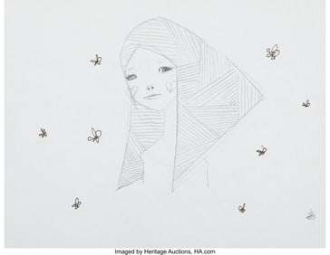 42335: Yoskay Yamamoto (b. 1981) Untitled Pencil and in