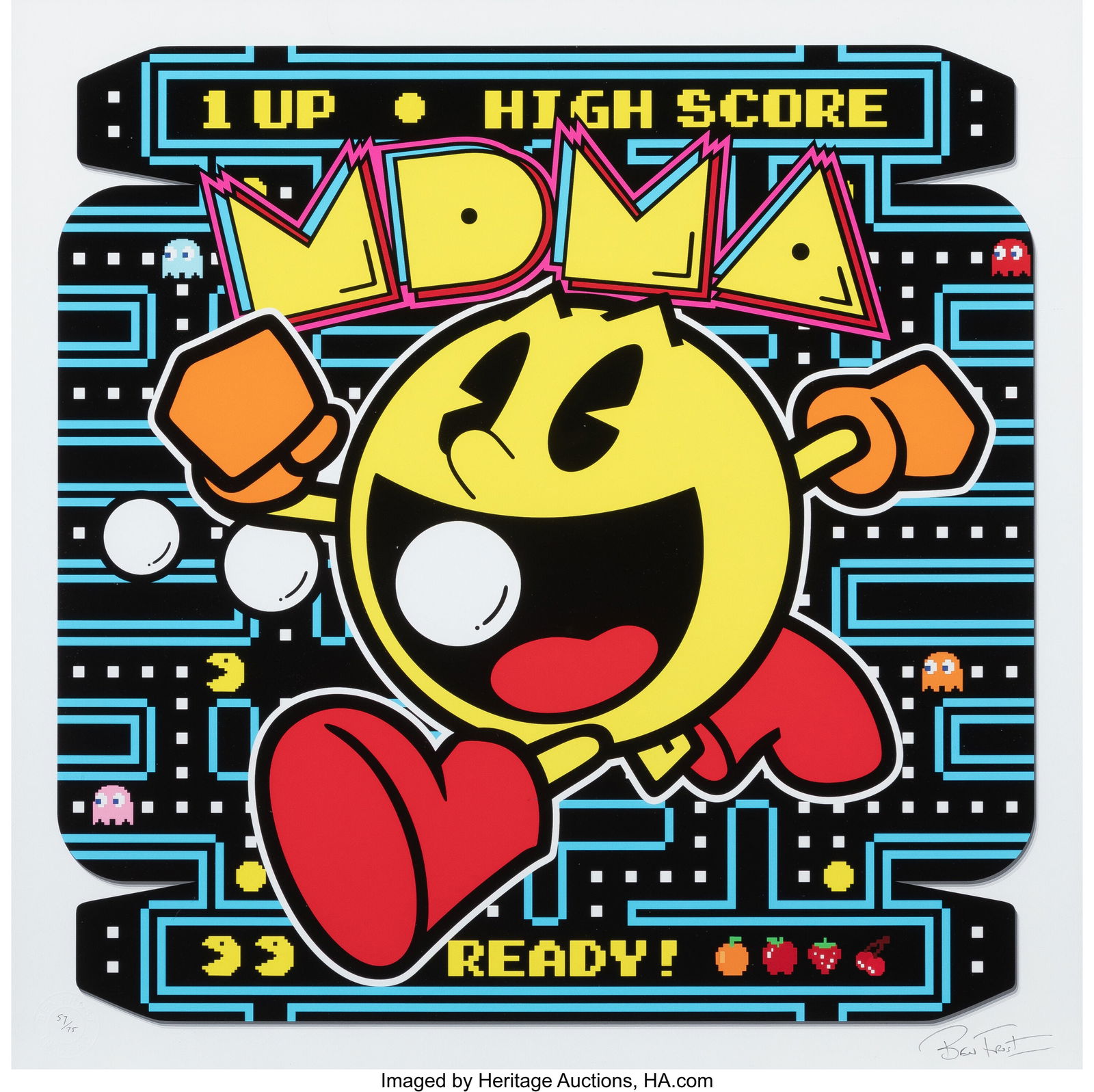 Ben Frost (b. 1975) Chasing Ghosts, 2023 Giclée: Ben Frost (b. 1975) Chasing Ghosts, 2023 Giclée print in colors on Moab Entrada paper 22 x 22 inches (55.9 x 55.9 cm) (sheet) Ed.