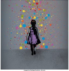 42181: Madderdoit (20th Century) Walk On By Acrylic and