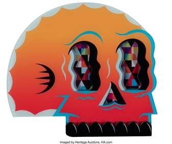 42337: Alex Yanes (b. 1977) Good Skull, 2019 Plexiglass