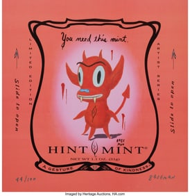 42015: Gary Baseman (b. 1960) Hot Cha Cha - Hint Mint A