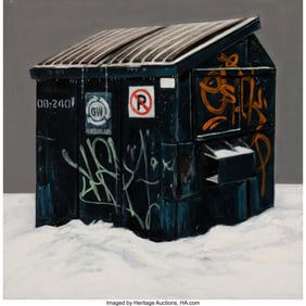 42016: Matt Belval (20th Century) Dumpster, 2020 Acryli