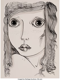 42185: Tania Marmolejo (b. 1975) Untitled Watercolor an