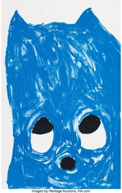 42019: Szabolcs Bozó (b. 1992) Blue Kristy, 2020 Litho