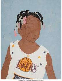 42190: Shaina McCoy (b. 1993) Hoops, 2022 Screenprint i