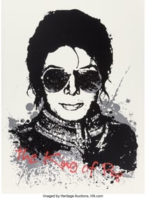 42020: Mr. Brainwash (b. 1966) The King Of Pop, 2009 Sc