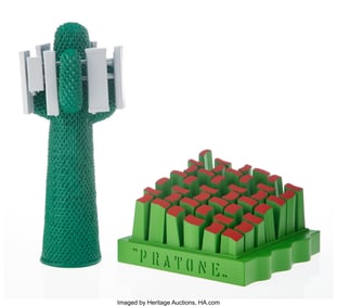 42201: MSCHF X Gufram Cut Pratone Mini; 5G Cactus Mini