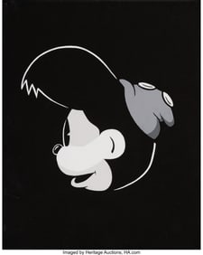 42029: Ezra Brown (20th Century) Untitled Acrylic on ca
