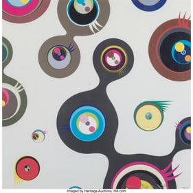 42208: Takashi Murakami (b. 1962) Jellyfish Eyes - Whit