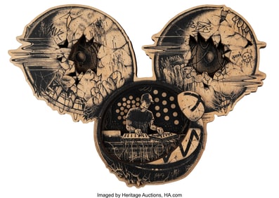 42128: Paul Jackson X DeadMau5 Untitled, 2022 Etching o