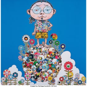 42211: Takashi Murakami (b. 1962) Me Among the Supernat