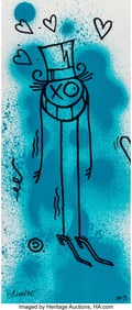 42281: André Saraiva (b. 1971) Mr. A, 2020 Screenprint