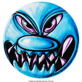 42282: Kenny Scharf (b. 1958) BLUESTER, 2023 Screenprin