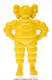 42139: KAWS (b. 1974) Chum (Yellow), 2002 Cast resin 12
