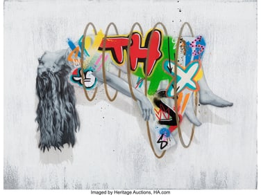 42290: Snik X Martin Whatson Escape, 2022 Acrylic, spra