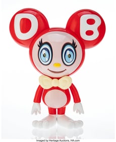 42222: Takashi Murakami (b. 1962) DOB-Kun (Red), 2020 P