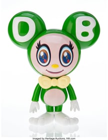 42223: Takashi Murakami (b. 1962) DOB-Kun (Green), 2020