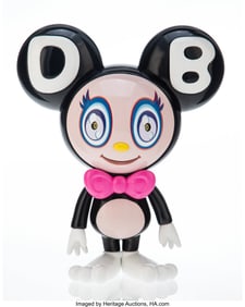 42224: Takashi Murakami (b. 1962) DOB-Kun (Black), 2020