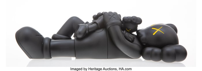42149: KAWS (b. 1974) Holiday: Singapore (Black), 2021