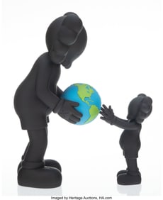 42153: KAWS (b. 1974) The Promise (Black), 2022 Painted