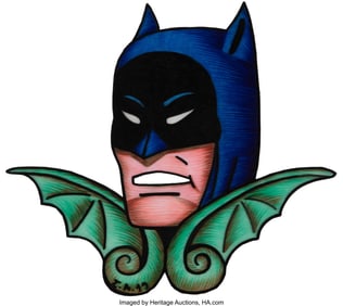 42305: Spyros (20th Century) Batman, 2019 Marker with c