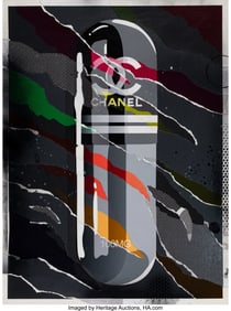 42064: Denial (b. 1976) Chanel Changer Acrylic, spray p