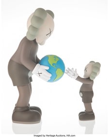 42154: KAWS (b. 1974) The Promise (Brown), 2022 Painted