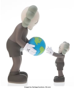 42155: KAWS (b. 1974) The Promise (Brown), 2022 Painted