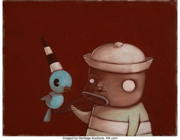 42238: Kathie Olivas (20th Century) Untitled Oil on can