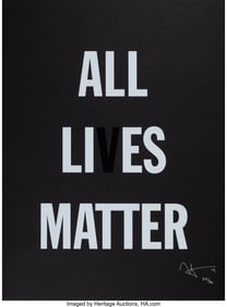 42311: Hank Willis Thomas (b. 1976) All Lies Matter, 20