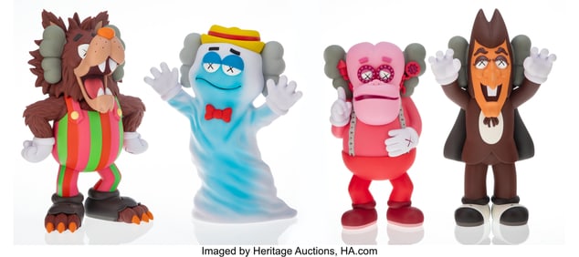 42158: KAWS X General Mills Franken Berry; Count Chocul
