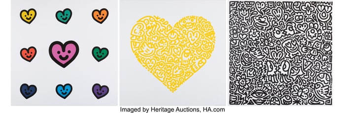 42070: Mr. Doodle (b. 1994) Pop Heart - Unlocked Heart,