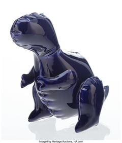 42162: Brett Kern (20th Century) Inflatable T-Rex (Colb