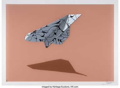 42317: Nuno Viegas (b. 1985) Paper Plane, circa 2020 Ac