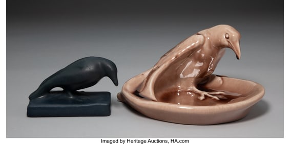 79190&colon; Rookwood Pottery Two works&comma; 1916 and later Glaze