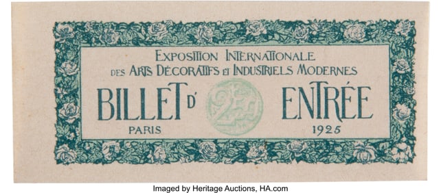 79094&colon; French School  Un billet d'entrée pour l'Exposi