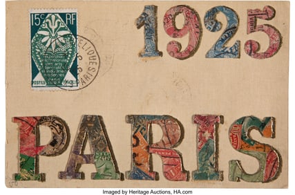 79095&colon; French School  Handmade 1925 Paris Art Deco Expo