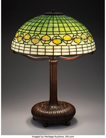 79005&colon; Tiffany Studios  Acorn Table Lamp&comma; circa 1910 Le