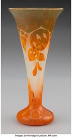 79198&colon; Schneider Glassworks Le Verre Français Vase Ove