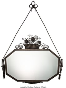 79098&colon; Manner of R&period; Gosset Art Deco-Style Mirror&comma; circa