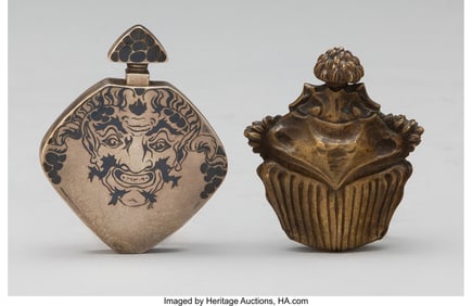 79103&colon; René Lalique  Two Perfume Bottles&comma; accompanied