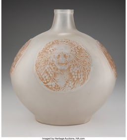 79105&colon; René Lalique  Quatre Masques Vase&comma; circa 1911 C