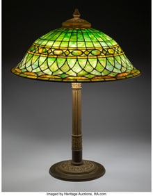 79014&colon; Tiffany Studios  Roman Table Lamp&comma; circa 1910 Le