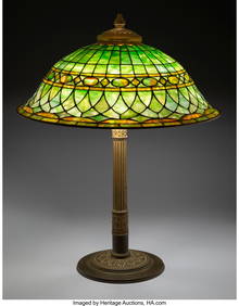 79014: Tiffany Studios Roman Table Lamp, circa 1910 Le (1 of 5)