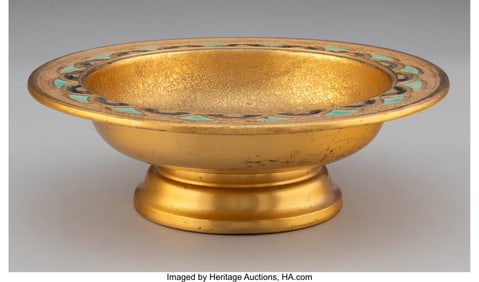 79021&colon; Louis C&period; Tiffany Furnaces&comma; Inc&period;  Compote&comma; circa 