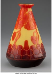 79136&colon; Schneider Glassworks Le Verre Français Pavots V