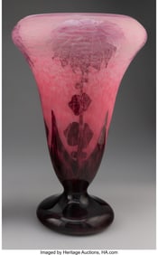 79141&colon; Schneider Glassworks  Le Verre Français Dahlias