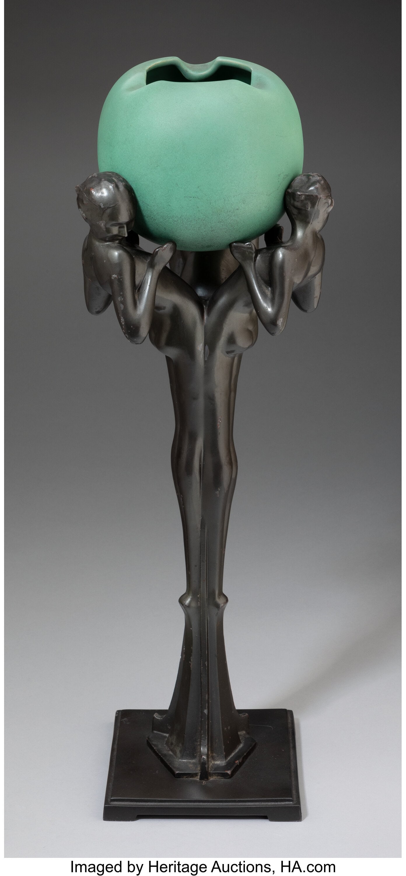 Frankart, Inc. Figural Ashstand, Model T335, cir (1 of 3)